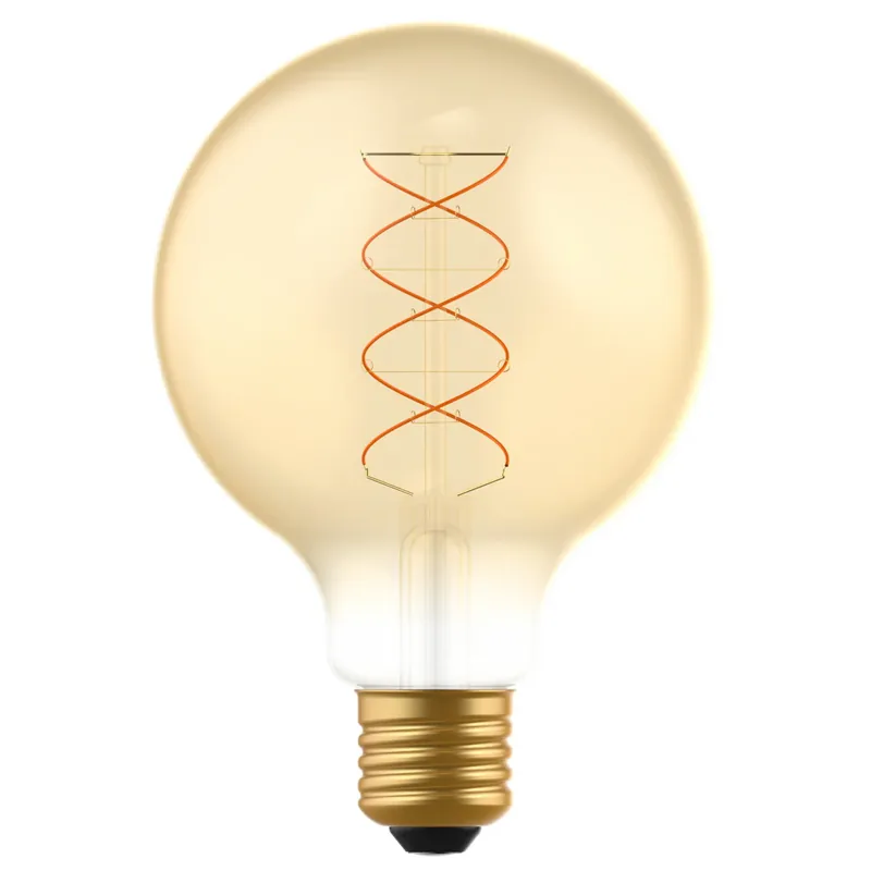 Goedkoop LED spiraal gloeidraad dimbaar 4W E27 1800K 95mm