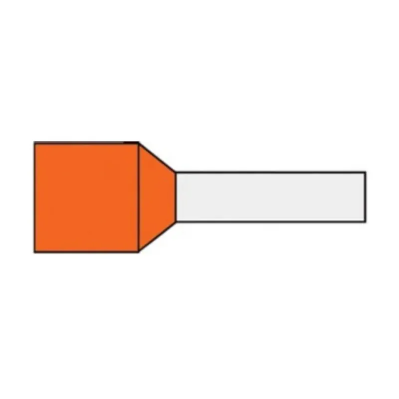 Adereindhuls 0,5 mm² oranje P 8mm 500 stuks Laatste Kans