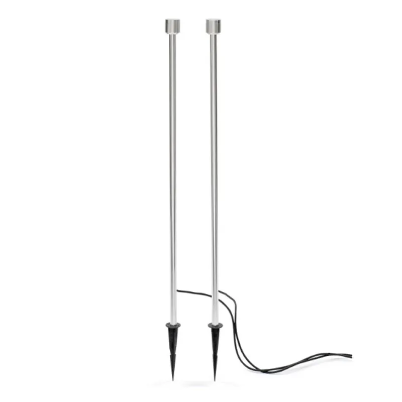 Flitsaanbieding KonstSmide - Tuinspot Monza Uplight 107cm metaalgrijs