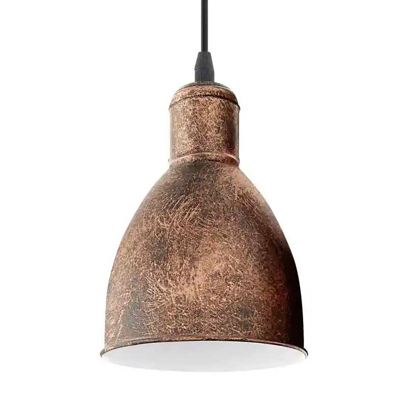Veilige Betaling Eglo - Hanglamp Priddy pendel bronsbruin