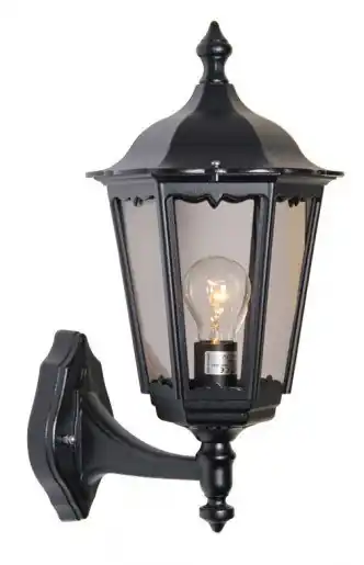 Betaalbaar Franssen - Klassieke buitenlamp Cartella Up zwart