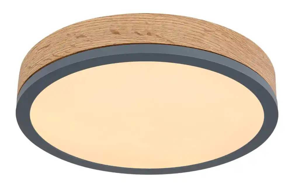 Globo - Houten led plafondlamp Doro Ø 30cm Fabrieksprijs