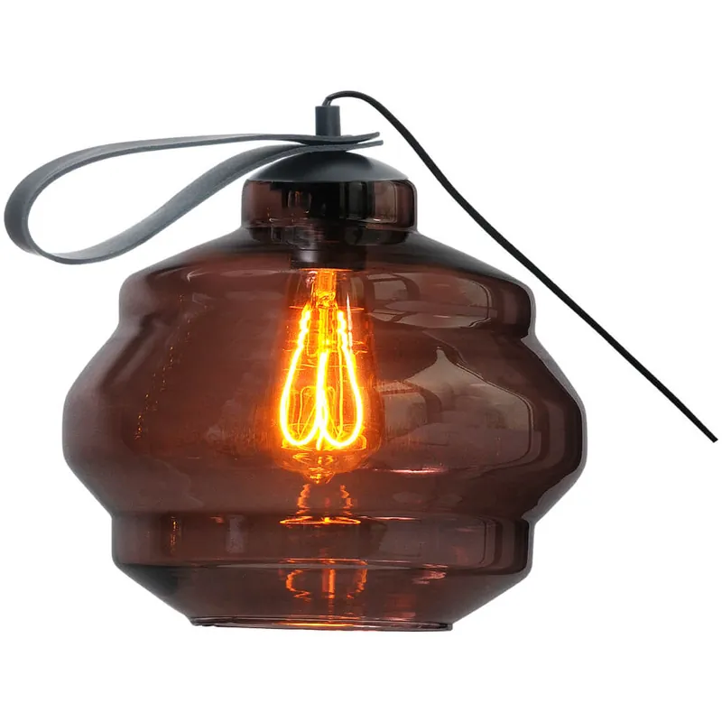 Masterlight - Tafellamp Porto Carry met Ball red glas Bestseller