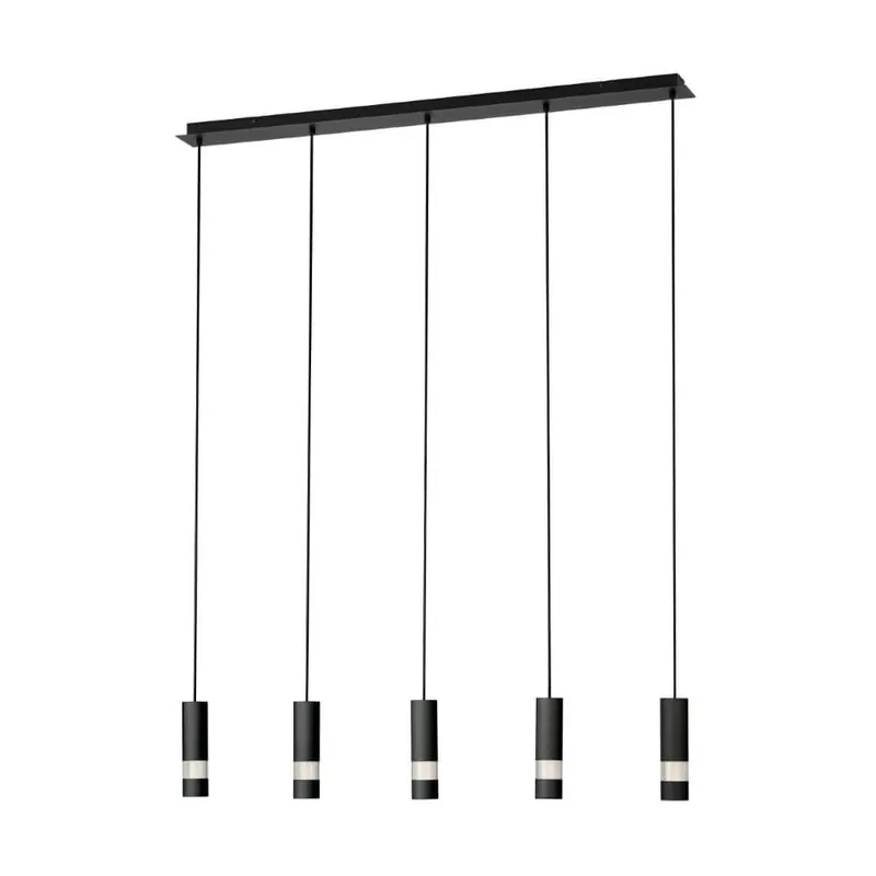Dagaanbieding Stars of Light - Hanglamp 5-lichts Bernabeta zwart