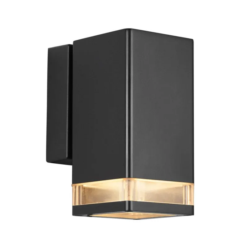 Koop Online Nordlux - Zwarte wandlamp Elm hoekig
