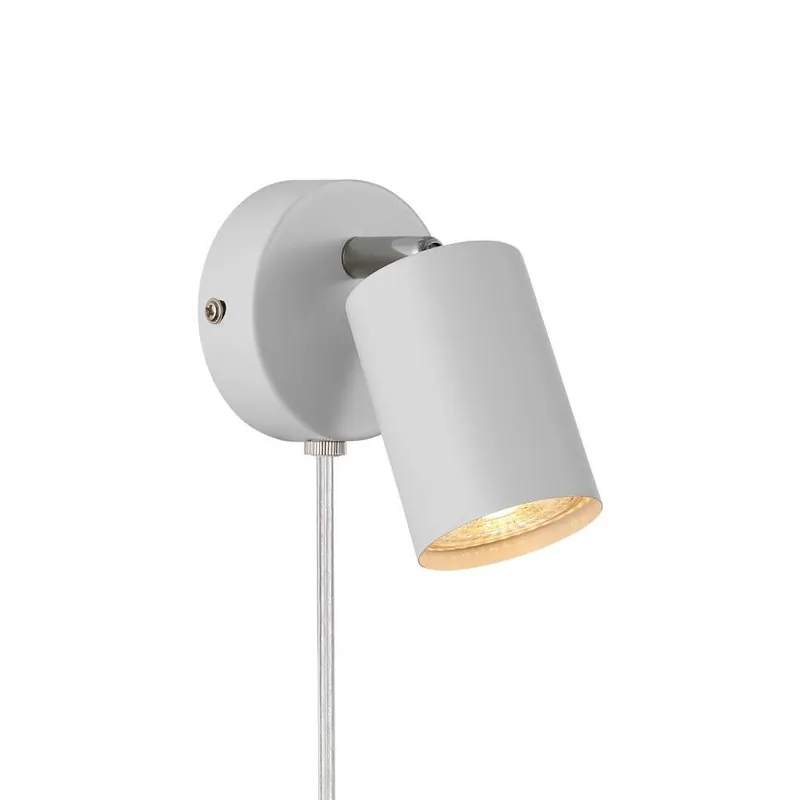 Aanbieding Nordlux - Witte wandlamp Explore met snoer