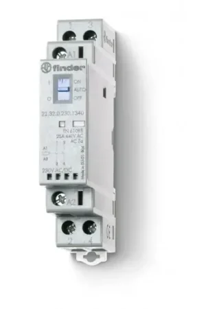 Rechtstreeks Van De Fabrikant Finder 22 magneetschakelaar 4kw schroefaansluiting ac3 25A 2NO AC/DC 24V 22.32.0.024.1340