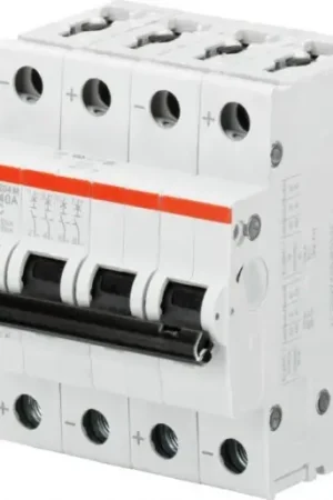 ABB System Pro M Compact Installatieautomaat Z40 Z karakteristiek 40A 4P 4TE 2CDS274061R0558 Flitsaanbieding