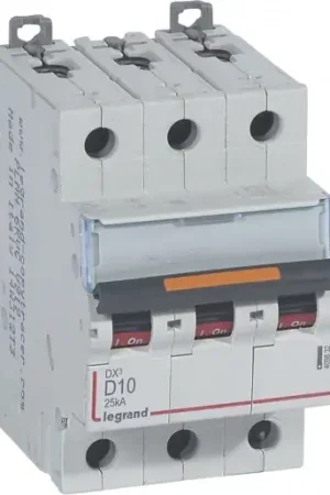 Gereduceerde Prijs Legrand Installatieautomaat D10 D karakteristiek 10A 3P 3TE 409832