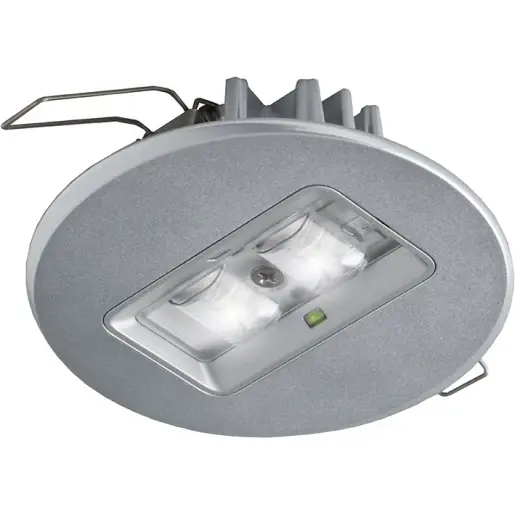 Van Lien Evago noodverlichtingsarmatuur rond Vluchtwegverlichting Inbouw aluminium IP42 7TCA091160R0543 Voordeelprijs