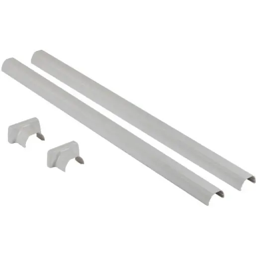 Legrand afdekkit profiel van zuil 1 en 2 compartimenten kunststof grijs 653067 Beste Prijs