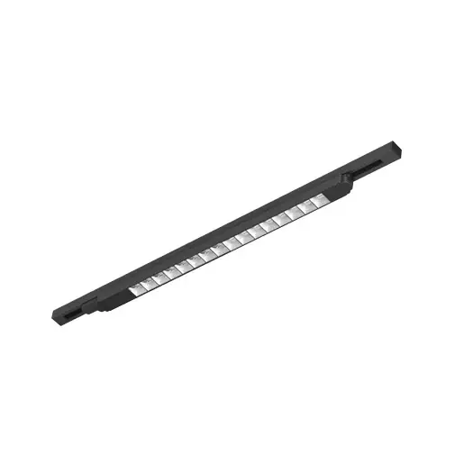 Beste Prijs Interlight railspot orion track 85° symm 4000K 5800lm 928x48mm >80° - Extreem breedstralend Steekklem zwart IL-TO55K4A
