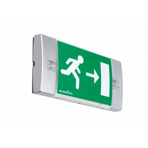 Finale Uitverkoop Eaton Blessing Skopos noodverlichtingsarmatuur permanent signalering Vluchtwegverlichting/-indicatie Wandopbouw/plafondopbouw wit 100-062-425