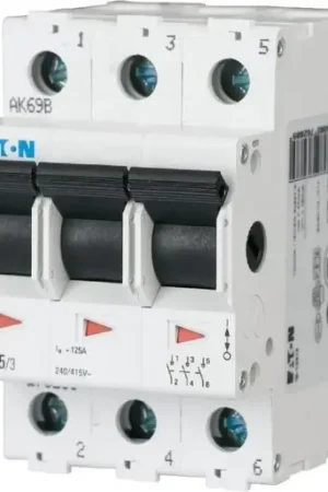 Eaton Hoofdschakelaar is-125/3-125a-3 polig-breedte 3te Veilige Betaling