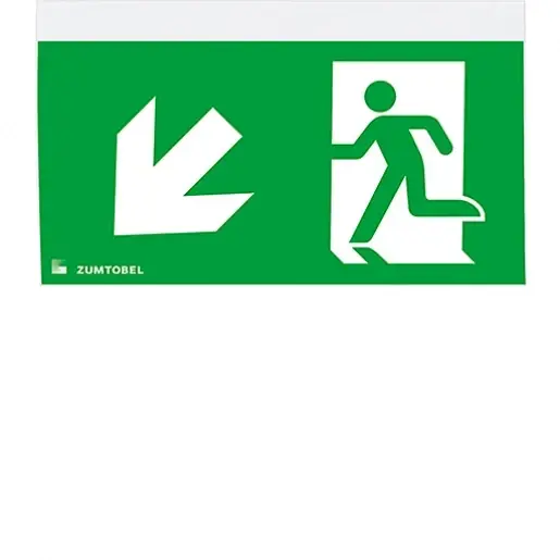 Zumtobel Comsign vluchtwegsymbool noodverlichting links 22900397 Lage Kosten