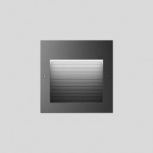 Weekendaanbieding Bega LED wandinbouwarmatuur 4000K 6.5W 100x190mm inbouw wand Steekklem antraciet DALI 24203K4