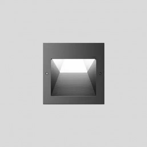 Bega LED wandinbouwarmatuur 4000K 4W 100x150mm inbouw wand plafond Steekklem antraciet 24210K4 Hoge Kwaliteit