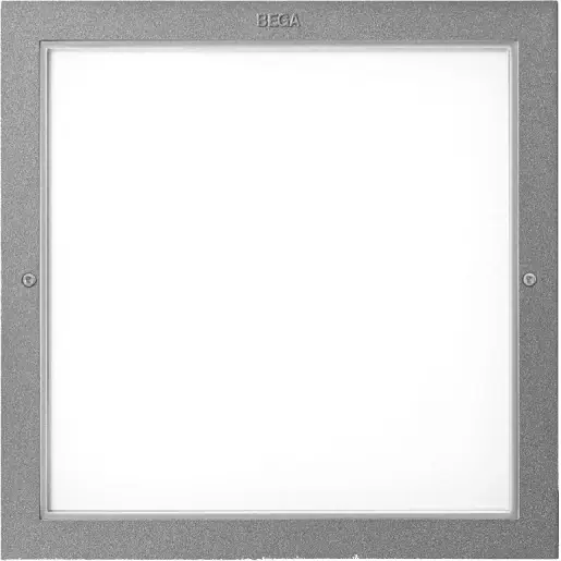 Bega LED wandinbouwarmatuur 4000K 22.5W 105x250mm inbouw wand Steekklem zilver DALI 24217AK4 Alleen Vandaag