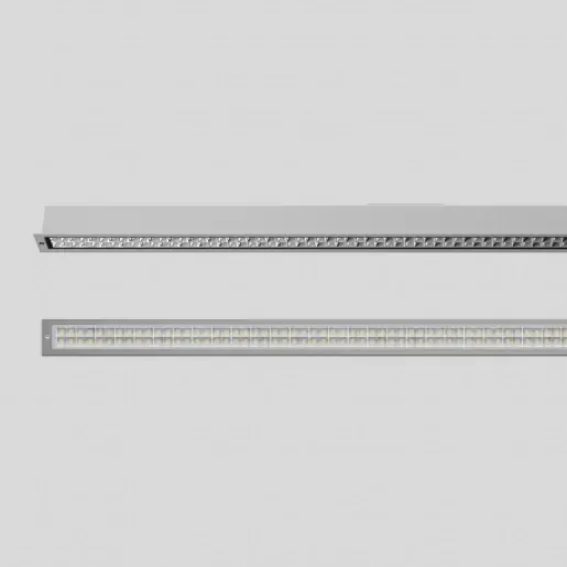 Koop Vandaag Bega LED Wandinbouwarmatuur 4000K 54.4W 76x1505mm inbouw wand plafond Steekklem zilver DALI 24302AK4
