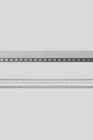 Aanbieding Bega LED Wandinbouwarmatuur 4000K 35.6W 76x1040mm inbouw wand plafond Steekklem zilver DALI 24307AK4