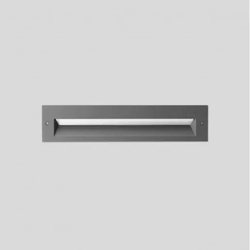 Shop Nu Bega LED wandinbouwarmatuur 4000K 10.8W 65x320mm inbouw wand Steekklem zilver 33055AK4