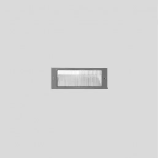 Bestel Nu Bega LED wandinbouwarmatuur 3000K 15W 90x330mm inbouw wand Steekklem zilver DALI 33062AK3