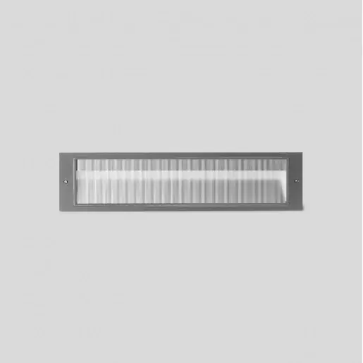 Bega LED wandinbouwarmatuur 4000K 22.6W 90x520mm inbouw wand Steekklem zilver DALI 33098AK4 Meest Verkocht