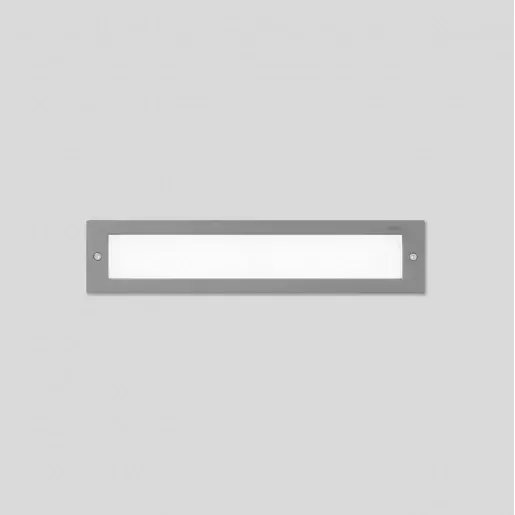 Bega LED wandinbouwarmatuur 3000K 4.5W 65x320mm inbouw wand Steekklem zilver 33166AK3 Tijdelijk Beschikbaar
