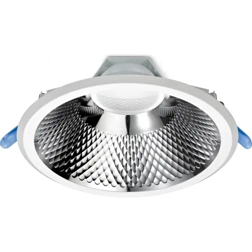 Norton LDN-H LED Downlight 84 D200 symm 4000K 2100lm 41-80° - Breedstralend Steekklem IP44 aluminium 1672502116 Goedkoop