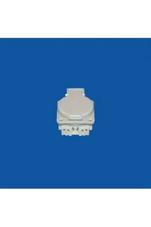Hateha paneel- inbouwcontactdoos 50 x 50 mm 230V 16A IP44 grijs 10.111.000 Premium