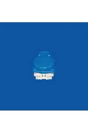 Bestel Nu Hateha paneel- inbouwcontactdoos 50 x 50 mm 230V 16A IP44 blauw 10.111.001