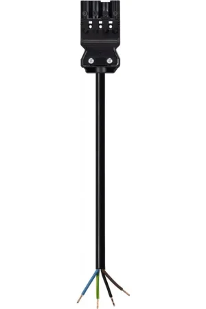Superprijs Wieland GST18I4 AANSLUITSNOER MALE 2,5MM² 3 METER ECA LS0H ZWART