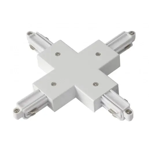 Actieprijs SLV 1~ System x-verbinder spanningsrail 1-fase opbouw Koppeling/verbinder X-vorm 3xwit 143161