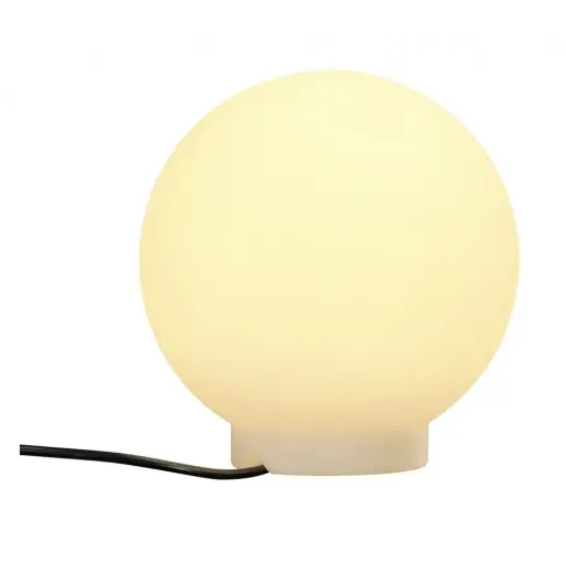 SLV Rotoball E27 tuinverlichtingsarmatuur staand staal wit IP44 227219 Direct Verzonden