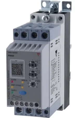 Beperkt Aanbod Carlo Gavazzi CG SOFT-STARTER ALG.AUTOTUNE 3-F(2-P)400VAC 32A 24VAC/VDC I/P+O/L+RLY
