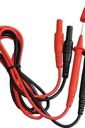 Kyoritsu SET MEETSNOEREN MET 2MM PENNEN (ROOD/ZWART) RECHT PVC Weekendaanbieding