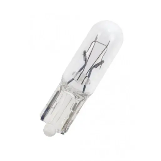 Bailey Subminiature W2 x 4,6d signaleringslamp wedge 2700K 6V 1.2W 5mm Gloeilamp Buis eenkneeps (eenzijdige voeding) WB20062001 Op = Op