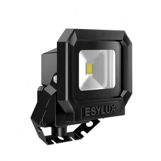 Hoge Kwaliteit Esylux Sun LED schijnwerper 850 symm 5000 - 5200K 1000lm 133x150mm >80° - Extreem breedstralend Schroefklem IP65 zwart EL10810060