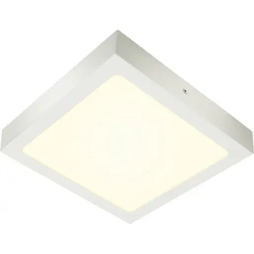 Koop Vandaag SLV Senser LED Armatuur 24 vierkant 4000K 1240lm 215x215mm faseafsnijding >80° - wit 1004705