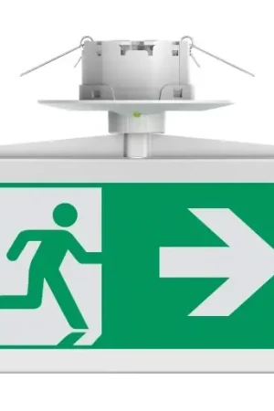Eaton Blessing Roundtech LED noodverlichting plafond Opbouw/inbouw wit IP43 met pictogram RT2R2EC4ICGL3H Betaalbaar