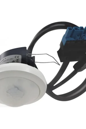 Theben Aanwezigheidsmelder voor gangen 1xlicht plafondinbouw DE 28x5m wit (THEPASSA P360-221 DALI P WIN) Aanbieding