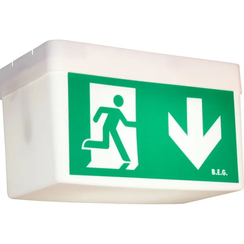 Voordeelprijs B.E.G. Noodverlichtingsarmatuur Plafondopbouw wit IP54 93002