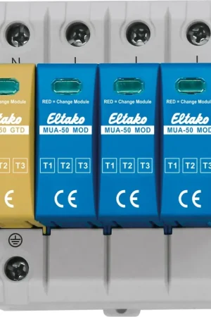 Eltako Modulaire DIN-rail overspanningsbeveiliging T1 T2 T3 Gratis Retour