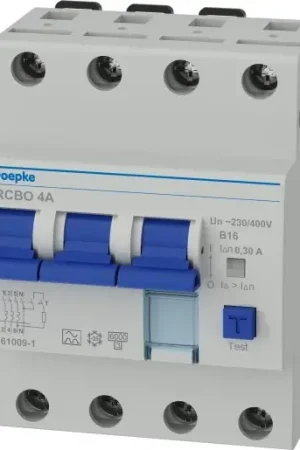 Bestseller Doepke aardlekautomaat 3P+N 16A 0.3A KA B16 09945114