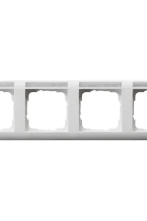 Actieprijs Gira Standaard 55 afdekraam tk zuiver wit 4-voudig Horizontaal Wit RAL 9010 IP20 109427