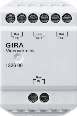 Aanbieding Gira Non-Design Videoverdeler Deurcommunicatie Inbouw (stucwerk) 122600