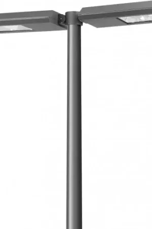 Actieprijs Bega LED paaltop armatuur Opzetmontage LED 19227lm 3000K 134W 340x1215mm IP66 IK08 zilver 99479AK3
