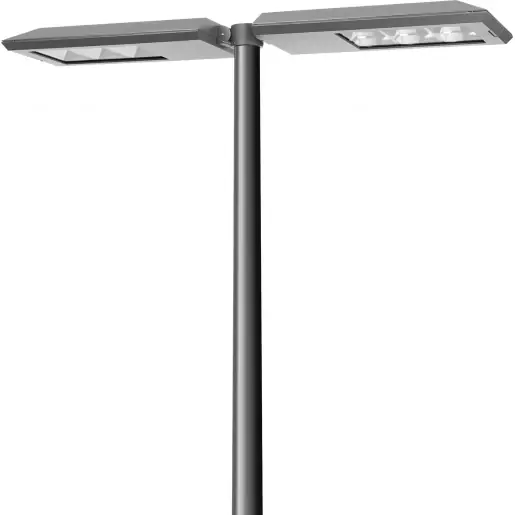 Bestel Nu Bega LED paaltop armatuur Opzetmontage LED 28914lm 3000K 206W 340x1535mm IP66 IK09 zilver 99481AK3