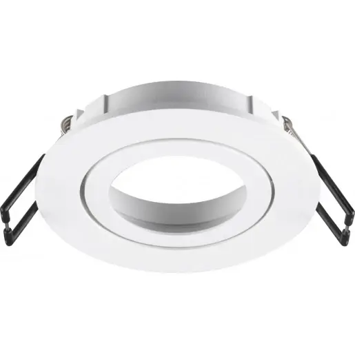 SLV New Tria Afdekking inbouwring rond 68 Aluminium 82x82x26mm Ø82mm Wit 1007333 Merkproduct