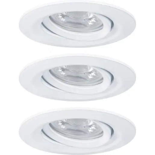 Paulmann Nova LED Spot symm 300lm 0x0mm >80° - Extreem breedstralend Schroefklem wit 92971 Speciale Aanbieding